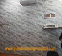 Giấy dán tường 3D cho phòng khách đẹp- thi công tại 52 Nguyễn Văn Cừ, vũng tàu