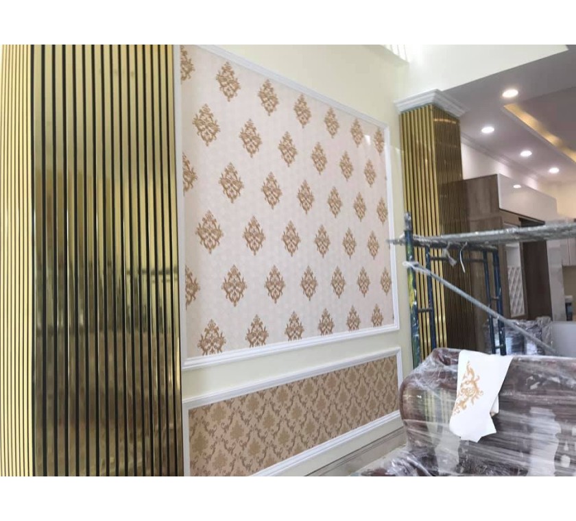 thi công giấy dán tường nhà a Châu - Phước Hải - Bà Rịa Vũng Tàu