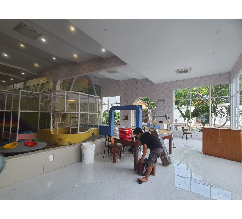 Thi công dán tường ở vũng tàu
