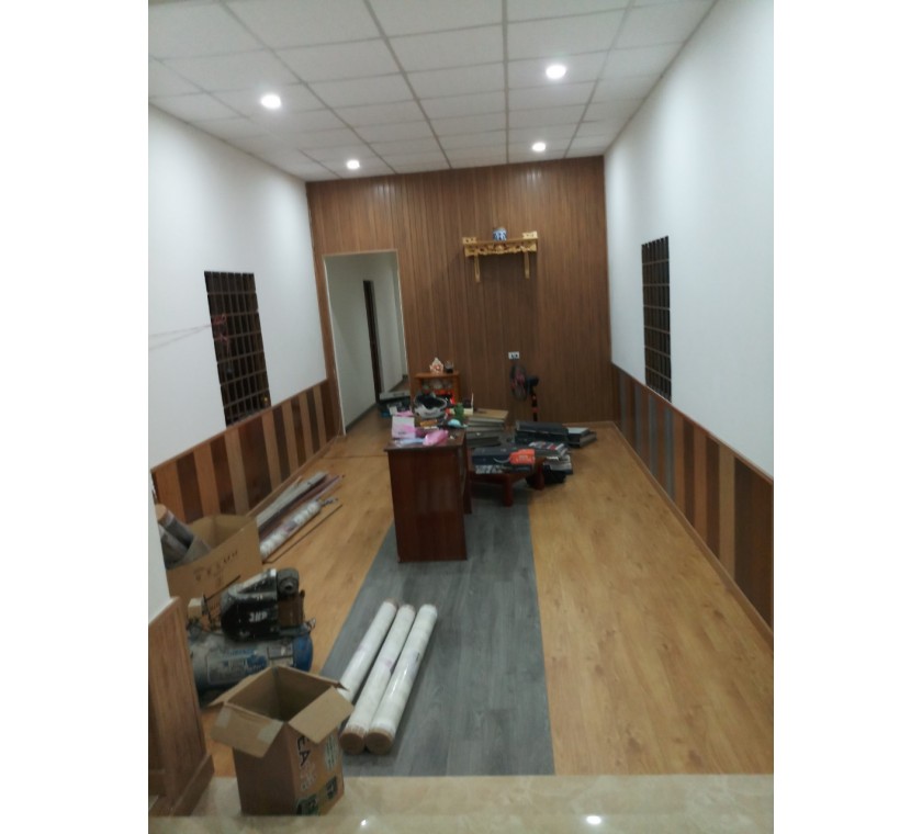 công trình thi công vách gỗ