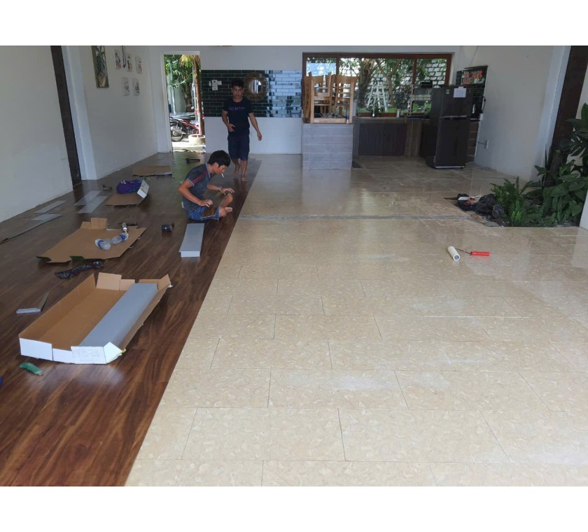 Bán sàn nhựa dán keo ở bà rịa vũng tàu