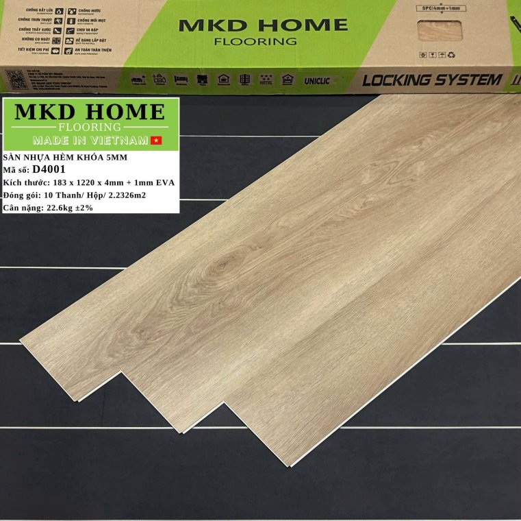 Sàn nhựa khóa hèm mikado