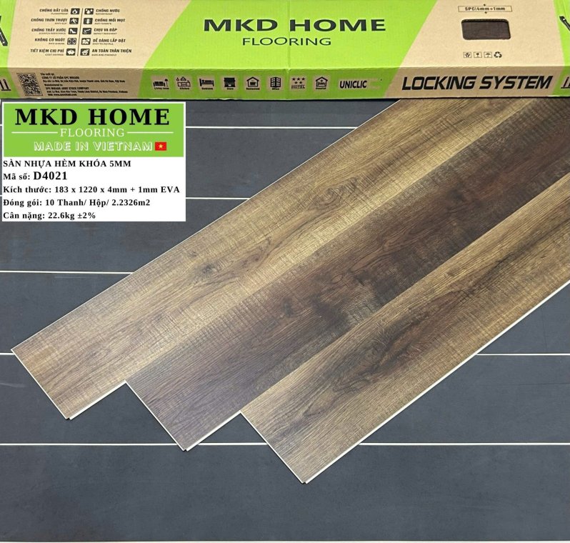 Sàn nhựa khóa hèm mikado