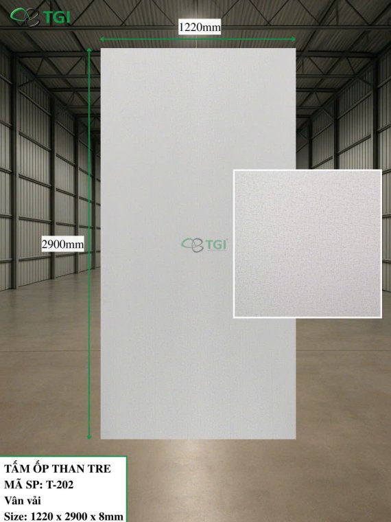 tấm ốp than tre T 402