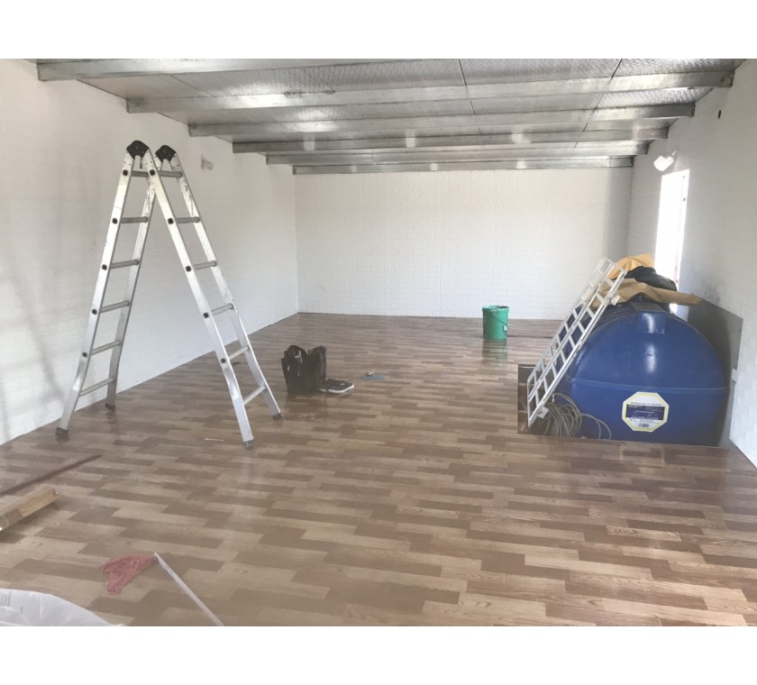 xốp dán tường + trải simili cho gd chị Hạnh Long Điền